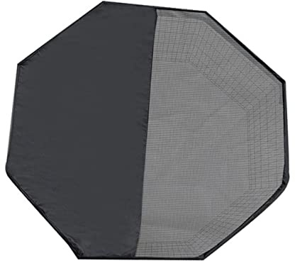 Milisten Achteckige Haustierkäfigabdeckung aus Oxford Stoff mit Sonnenschutz und Leicht Abnehmbarem Design für Outdoor Camping und Autoreisen