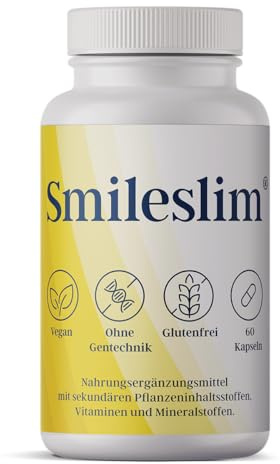 SMILESLIM Kapseln - Premium Slim Caps - NEUE Burn Formel 2025 - beliebt bei Sportlern - geprüfte Qualität aus Deutschland (1) - SMILESLIM Kapseln