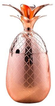 CDULOKLB Shaker à Cocktail, Seau à Glace Ananas, Mugs en Acier Inoxydable, ustensiles de Bar, pour Bar, karaoké, Cuisine, fête en Plein air