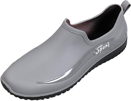 Herren-Regenschuhe Slip-On-Kochschuhe Angelschuhe Outdoorschuhe Wasserdicht rutschfest Ölbeständig Für Restaurant Küche Fashion Gummischuhe Bequeme Gartenschuhe
