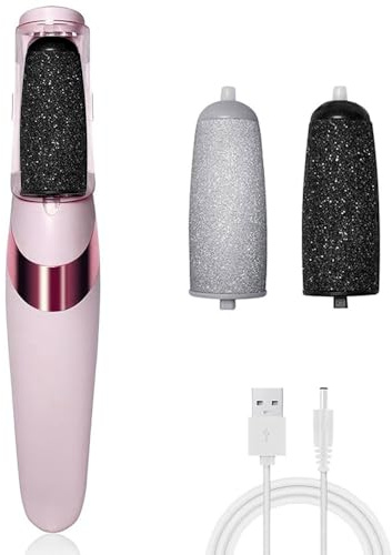 Chen Che Electric Foot File, 3in1 Electric Callus Removers for feet Hard Skin Remover, Rechargeable Electric Foot File for Men & Women, Callus Remover for feet