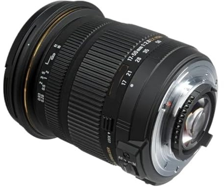 Lens, Objectif Zoom Standard à Grande Ouverture 17-50mm F/2.8 EX DC OS HSM FLD, Compatible for Canon, Compatible for Nikon,for Camera(Canon)