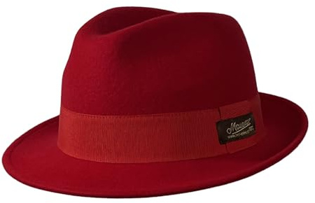 Mauerer Red Hot Austrian Fan Hut - WM-Fanartikel - roter Trilby Hut
