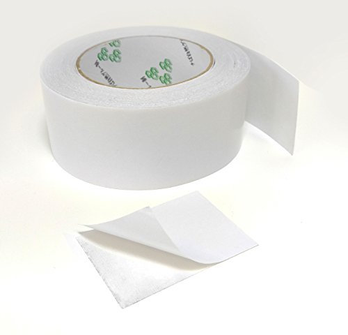 50mm x 20m Teppichklebeband, doppelseitig, stark verstärkt, dauerhaft - Indoor-Gripper Tape, funktioniert auf jedem Boden