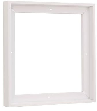 Pixy Canvas Floater Frame 12x12 for 3/4 (0.75) inch Deep Canvas Paintings/Canvas Prints/Wood Canvas Panels/Wall Art/Wall Decor/Home Decor/Artwork (White, 12 x 12 inch, Square)