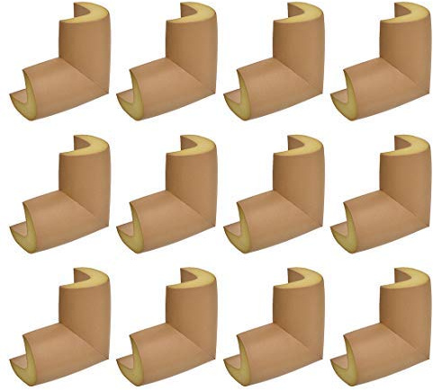 Corners Table Guard Kantenschutz, 50 x 35 x 15 mm, Holz, 12 Stück