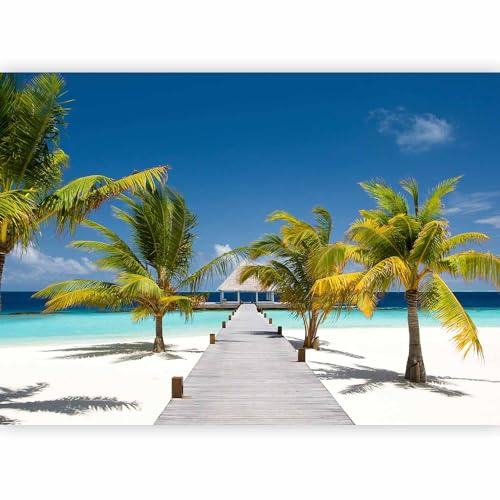 murando - Carta da Parati Adesiva Muro per Soggiorno, Mare, 147x105 cm | Fotomurali Adesivi per Mobili, Stickers Murales, Decorazione da Muro XXL, Carte da Parati Moderne, Spiaggia