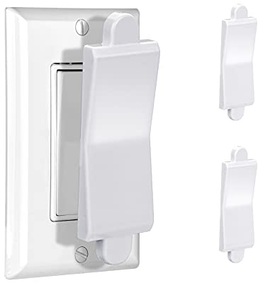 Magnetic Light Switch Guard Cover, Light Switch Guard, Light Switch Blocker, Light Switch Lock, Switch Cover Guard, Child Proof Light Switch Cover Guard (White,2 Piece)