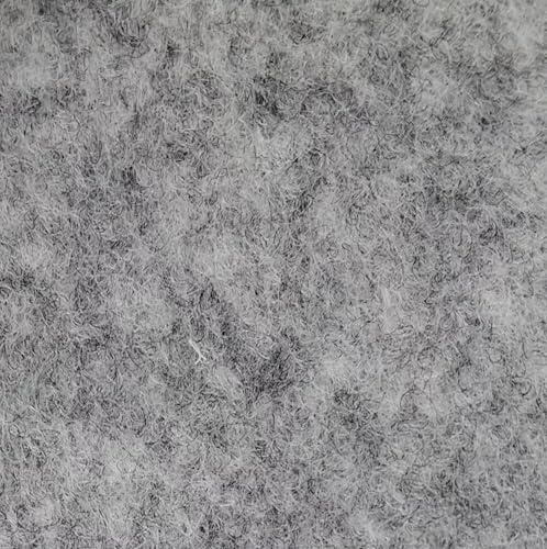 Nadelfilz Extra-Flex Meterware Restauration Innenraumverkleidung Instandhaltung Camperausbau 206 cm Breite (206 x 100 cm, Hellgrau)