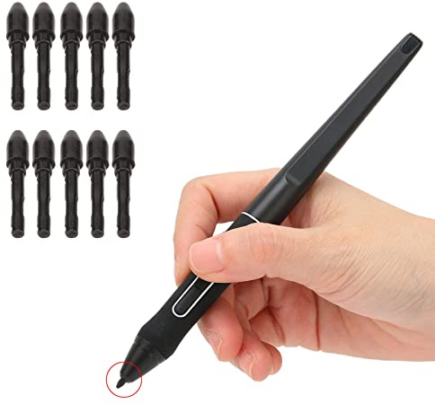 Dpofirs 10 Pack Replacement Nibs PN05 For Huion PW500 PW507, Replacement Tip Nibs For Huion Stylus Pen PW500 PW507