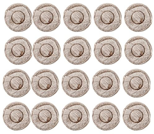 Lot De 20 Granulés De Tourbe Pour Pépinière, Sol De Semis Biologique, Respirant, Retenant L'eau, Fleurs, Légumes, Accessoire De Plantation Pour Jardins, Balcons, Serres, Agriculture.