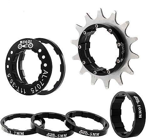 Singlespeed Umrüstsatz Fixie-Kassette 12T13T/14T/15T/16T/17T/18T/19T/20T/21T/22T MTB Einzel-Gang Umbausatz