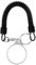 Yardwe Ausweis Federleinenschnur Sicherheitsseile Elastisches Handgelenkband Mit Stahlhaken Schlüsselanhänger-ring Karabiner Sicheres Feder-lanyard-gurtseil Für Schlüsselanhänger-kettenzubehör