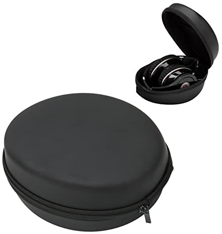 Beufee Headset Case, Hard Shell Large Carrying Headphones Case Cell Phone Accessories Storage Bag Hard EVA Earphone Carrying Case Headphone Case