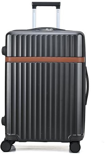 RMW 28 Inch Large Suitcase – Durable Hard Shell Luggage with 360° Spinner Wheels, 3-Digit Combination Lock, Airline Checked Luggage for Travel & Vacations (Dark Grey, Large 28)