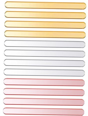 Operitacx 30stücke Acryl Eisstiele Diy Eiscreme Werkzeug Bastelstäbchen Lebensmittelgrade Sticks Für Selbstgemachtes Eis