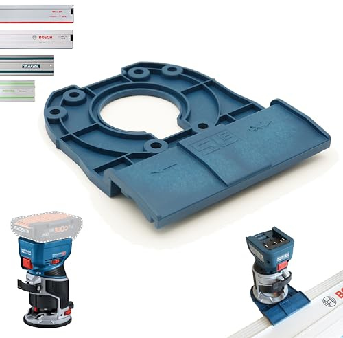 Adaptateur de rail de guidage professionnel pour Bosch GKF 18V-8 pour Makita/Bosch/Festool/Mafell Rail de guidage défonceuse