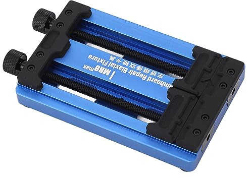 Mumusuki Dispositivo Biassiale Per Riparazione Scheda Madre, Resistente Alle Alte Temperature, Forte di Serraggio, Materiale in Lega di Alluminio, Portatile, Con Cuscinetti di qualità Premium, Per