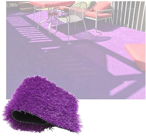 Tapete de césped sintético grueso realista, duradero, para exteriores, interiores, jardín, patio, balcón, patio (7 x 2 m), perfecto para paisajismo y decoración del hogar
