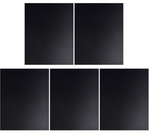 Uonlytech 5 Pièces Tapis de Cuisson Barbecue en Ptfe Antiadhésif Résistant Chaleur Fibre de Verre, Facile à Ranger pour Barbecue et Plancha Extérieur