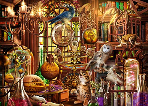 Ravensburger Puzzle 19834 - Merlins Labor - 1000 Teile Puzzle für Erwachsene und Kinder ab 14 Jahren