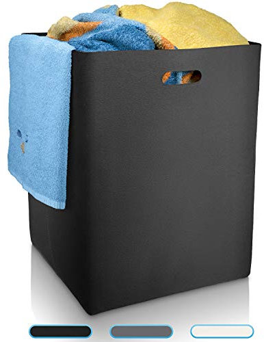 Fit Guru Panier à linge en feutre de qualité supérieure avec poignées et 125L