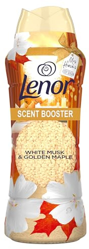 Lenor In-Wash Scent Boosters 570g, White Musk and Golden Maple, Part of Mrs Hinch's Cosy Season Collection