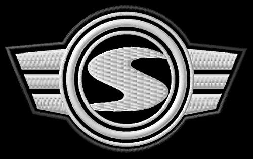 Masterpatch Aufnäher für Fans Simson S Logo Patch Motorrad Parche Bordado brodé Patch écusson Toppa ricamata