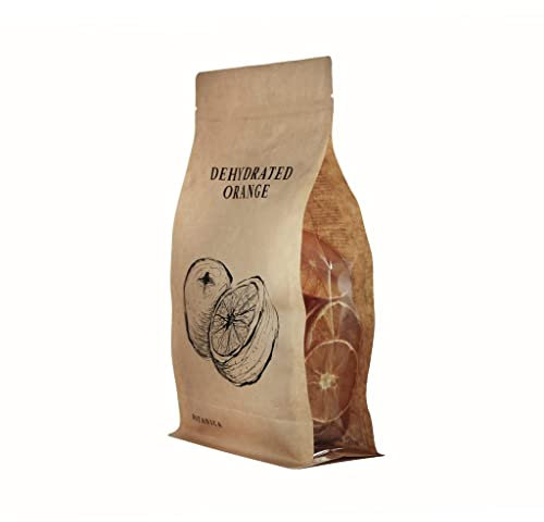 Getrocknete Fruechte, Getrocknete Orangenscheiben fuer Gin Cocktail, Getränke Dekoration aus 100% natuerlichen Zutaten, ohne Zucker Zusatz, Geschenk Gin Kit 200 g
