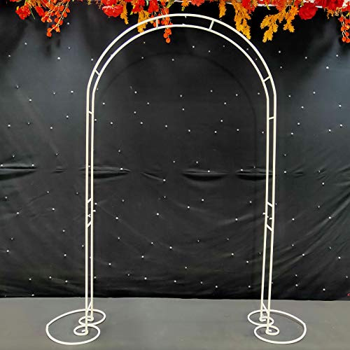 C-Juzarl Rosenbogen Metall, Hochzeitsbogen, Rosenbogen aus Metall stabil,Garten Bogen Kletterpflanzen Pergola Outdoor, Hochzeit Dekorationen für Zeremonie draußen, OT-ZJGJ-4559LH