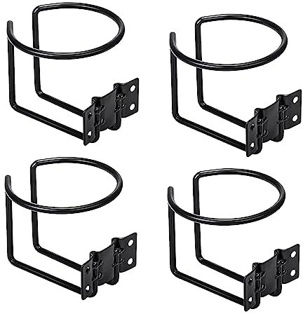 4 Stück Bootsbecherhalter Edelstahl Universal Getränkehalter für Boot RV