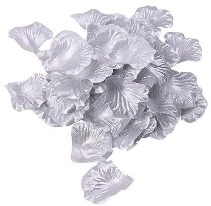 TOPBATHY Décoration De Mariage 100 Pétales De Rose Séchés Pétales Artificiels pour Centres De Table