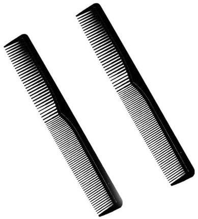 2 Stück Herren Kamm,19cm Stylingkamm mit breiten Zähnen | Multifunktionaler Haarkamm für Männer, ideal zum Stylen, Schneiden und Pflegen von Haaren mit breiten Zähnen.