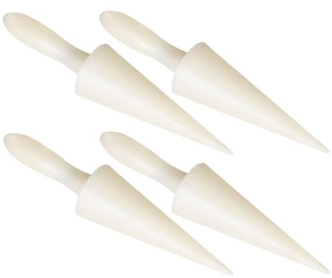 Didiseaon Waffle Cone Molds Ice Cream Cone Molding Tool 4pcs Easy to Use Perfect for Home Commercial Use