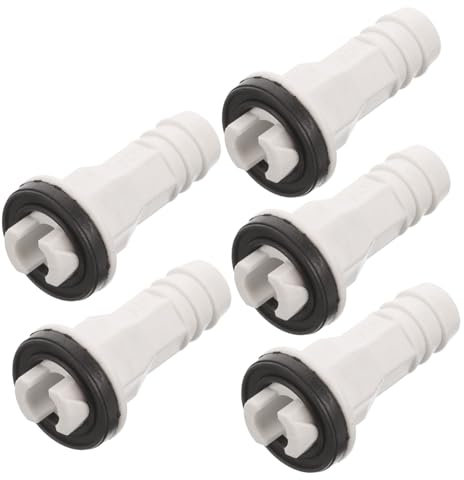 ULTECHNOVO 5Pcs Air Conditioner Drain Hose Connector Leak Fitting for Drip Pan and Drainage Systems Easy to Install Ensures Dry Indoor Environment