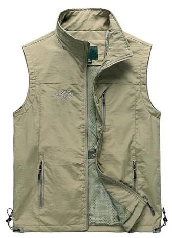Generisch Weste Jungen 164 Herrenwesten Sommer Leicht Ärmellose Sommerweste Outdoor Dünn Sportlich Trachtenweste Strickjacke Bunt Kurz Jacke 5XL Sportweste