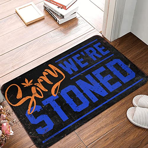OGBD Grand tapis de bain décoratif pour bar avec texte amusant (65 x 90 cm)