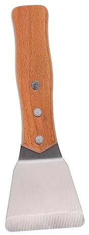 DOITOOL Raspador De Plancha y Pizza Espátula Inoxidable Diseño Ergonómico Resistente y Duradero