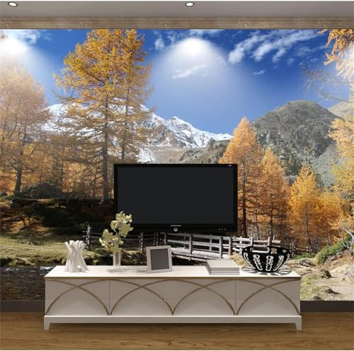 Fotomurale 3D Murale Autoadesivo Paesaggio 350(W) X256(H) Cm Camera Dei Bambini Bar Ufficio Soggiorno Ristorante Negozio Di Corridoio Hotel Decorazione Della Parete Arte Della Pare-1885439