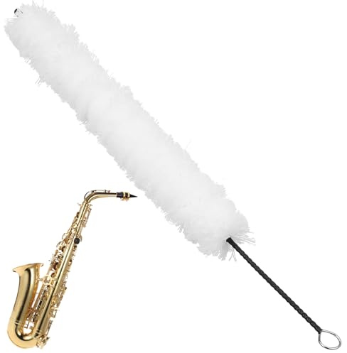 Cabilock Cepillo Suave de Algodón para Limpieza de Flauta, Fácil de Usar y Ligero, Accesorio Práctico para Cuidado de Instrumentos Musicales