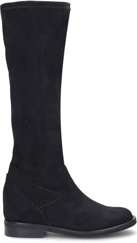 Pedro Miralles Botas altas para mujer 29125 Ante Strech de la talla 42 en color NEGRO
