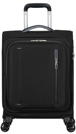 American Tourister Trolley Cloudrider Spinner TSA Jet Black schwarz 55cm