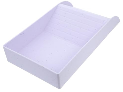 ARTIBETTER Bassin de Bain et Bol Eau pour Tortue Abs Robuste Plateforme Multifonction pour Reptiles Lézards et Amphibiens Léger et Facile à Nettoyer Adapté Baignade Alimentation