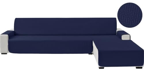 CYCMACO Wasserdicht Sofabezug L Form 4 Sitzer, rutschfest Sofa Überzug Ecksofa, Ecksofa Bezug Rechts/Links Universal Reversibel, Sofa Überzug L Form Mit Armlehne, Für Hund Katze, Dunkelblau