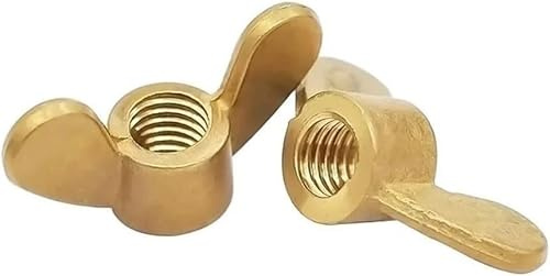 PSRONYAOG Brass Wing Nuts Copper Nuts Hand Tighten Nut(M3)