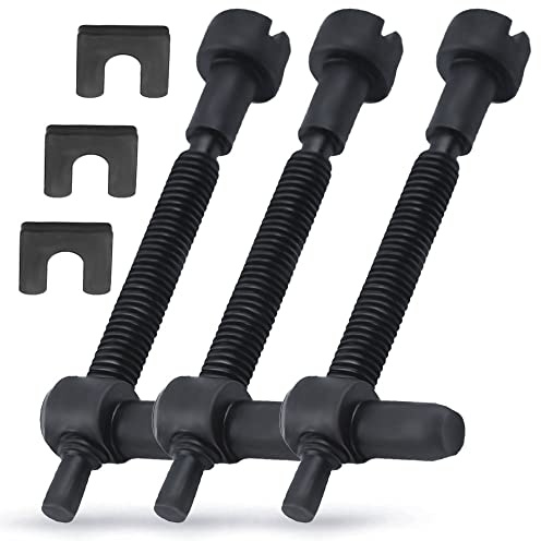 Haishine 3Pcs Tendeur de Chaîne Vis de Réglage pour Husqvarna 61 66 266 268 272 281 288 162 181 281XP Compatible avec Jonsered 625 2077 Tronçonneuse Pieces Detachees Remplacer 501537101