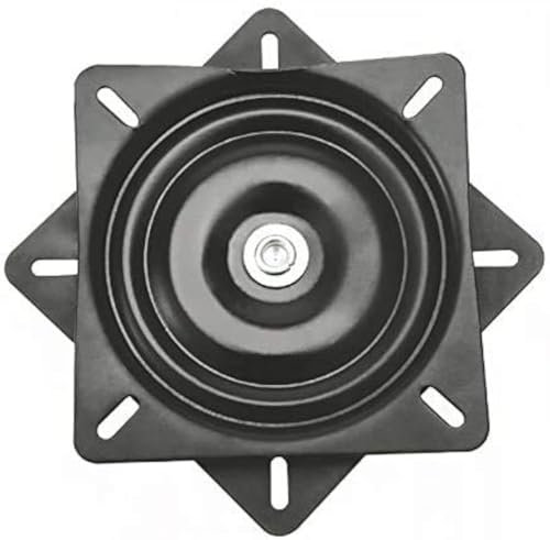 Robuster Barhocker-Sitz mit Drehgelenk, quadratischer Bootssitz, Drehmechanismus für Möbel, Sitz-Drehfuß-Montageplatte für Barhocker, Stuhl, Kugellager-Drehgelenk, Bootssitz, 12,7 cm