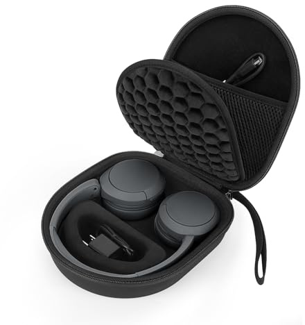 Yinke Hard Case for Sony WH-CH510 /JBL Tune 510BT Headphone, Travel Protective Cover Storage Bag (Black