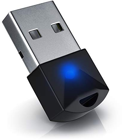 CSL - USB Bluetooth 5.0 Adapter mini – BT V5.0 Stick Dongle – für PC Laptop - Bluetooth Empfänger und Sender für Desktop Laptop Drucker Headset Lautsprecher - kompatibel mit Windows 8.1 10 11