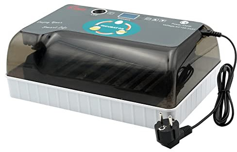 Automatischer Brutkasten für 12 Eier, Automatischer digitaler Brutkasten, Intelligente und präzise Temperatur- und Feuchtigkeitskontrolle, Brutkastengerät zum Ausbrüten von Hühnern, Enten, Wachteln